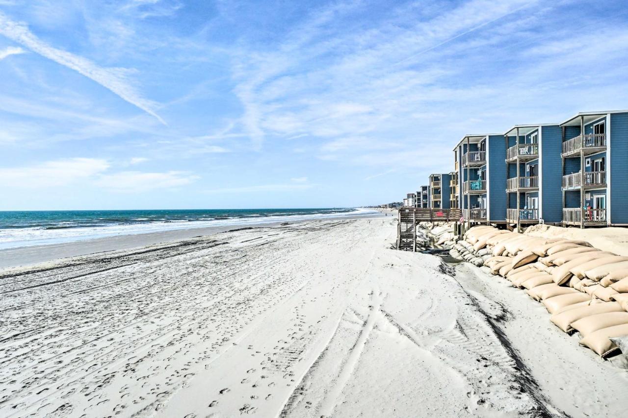 North Topsail Condo - Steps To Beach! Норт-Топсейл-Біч Екстер'єр фото